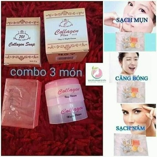 Kem nám trắng da mặt Colagen 701 plus vit e