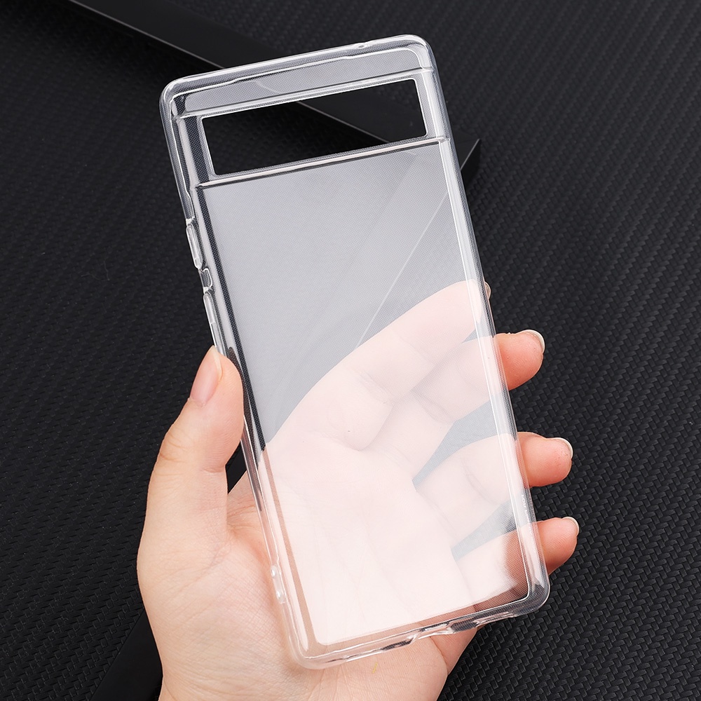 Ốp Điện Thoại Silicon TPU Mềm Trong Suốt Chống Sốc Cho Google Pixel 6A Google Pixel 6A