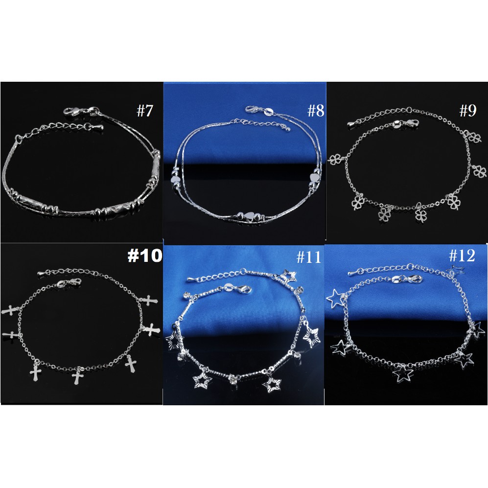 [13 Mẫu]Lắc chân bạc 925 xinh xắn sale giá rẻ | BigBuy360 - bigbuy360.vn