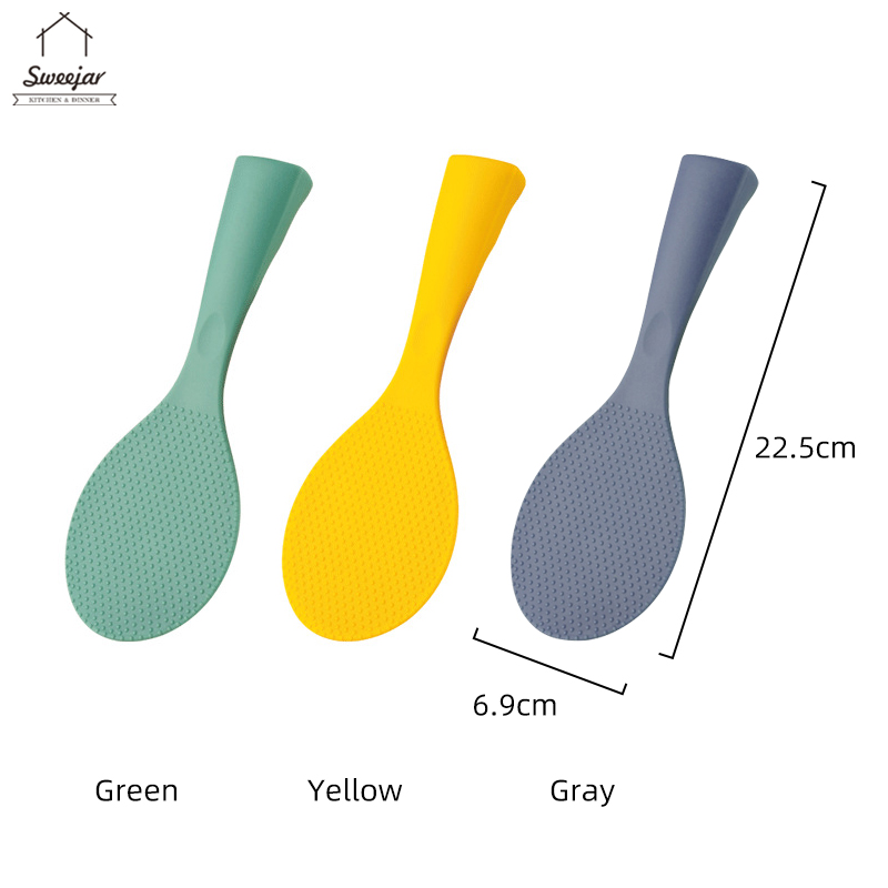SWEEJAR Muỗng Múc Cơm Bằng Silicon Chống Dính