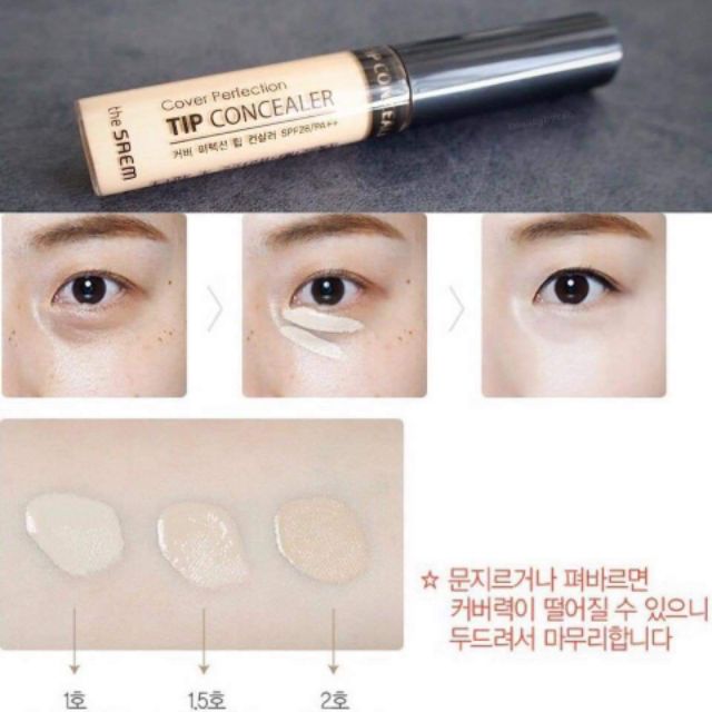 Che khuyết điểm The Saem Cover Perfection Tip