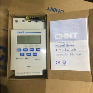 Rơ le thời gian 24h Chint KG316T , đồng hồ hẹn giờ tự động bật tắt tiết kiệm thời gian