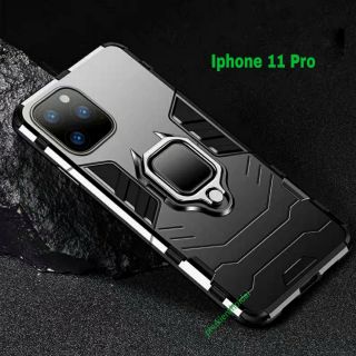 Ốp lưng Iphone 11 Pro chống sốc Iron Man Iring siêu bền giá đỡ xem phim thời trang cao cấp
