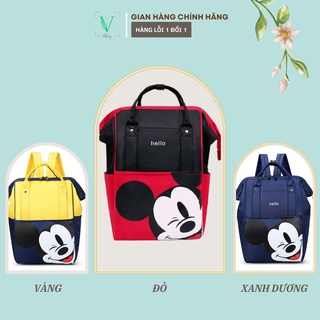 Ba lô Bỉm Sữa Đa Năng TPHCM Cho Mẹ Và Bé, Túi đựng đồ trẻ sơ sinh, Giữ Nhiệt Bảo Quản Sữa Hình Mickey, SKU-012-Victory