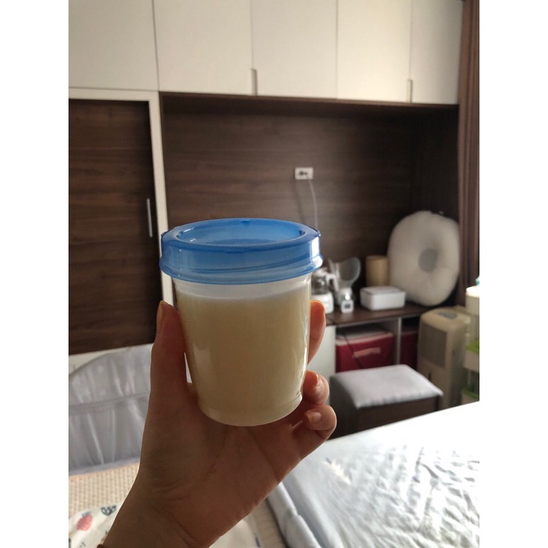 [Mã 267FMCGSALE giảm 8% đơn 500K] Combo 2 Cốc Trữ Sữa 180ml, Trữ Đồ Ăn Hãng Upass Thái Lan