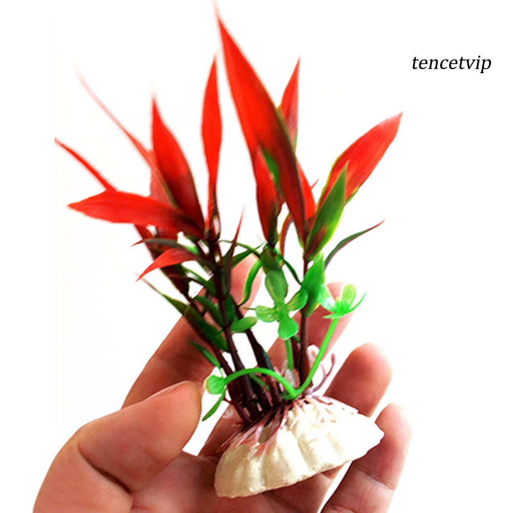 Cây nhân tạo trang trí bể cá tùy chọn màu sắc