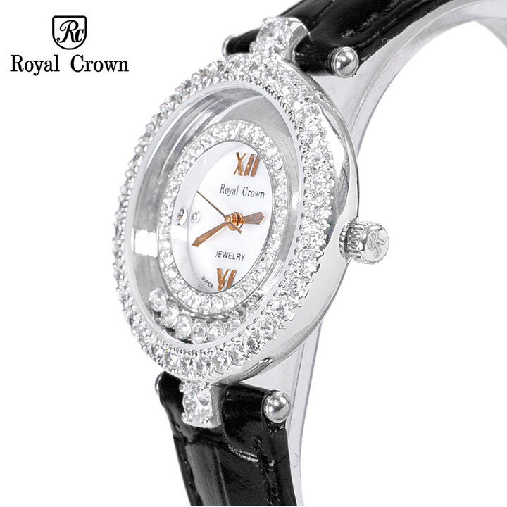 Đồng hồ nữ chính hãng Royal Crown 3628ST Dây da các màu | WebRaoVat - webraovat.net.vn