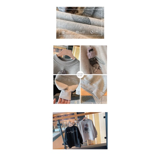 Áo Sweater Vải Lanh Lông Cừu Phong Cách Đường Phố Phương Tây Thời Trang Thu Đông Mới Cho Bé Trai