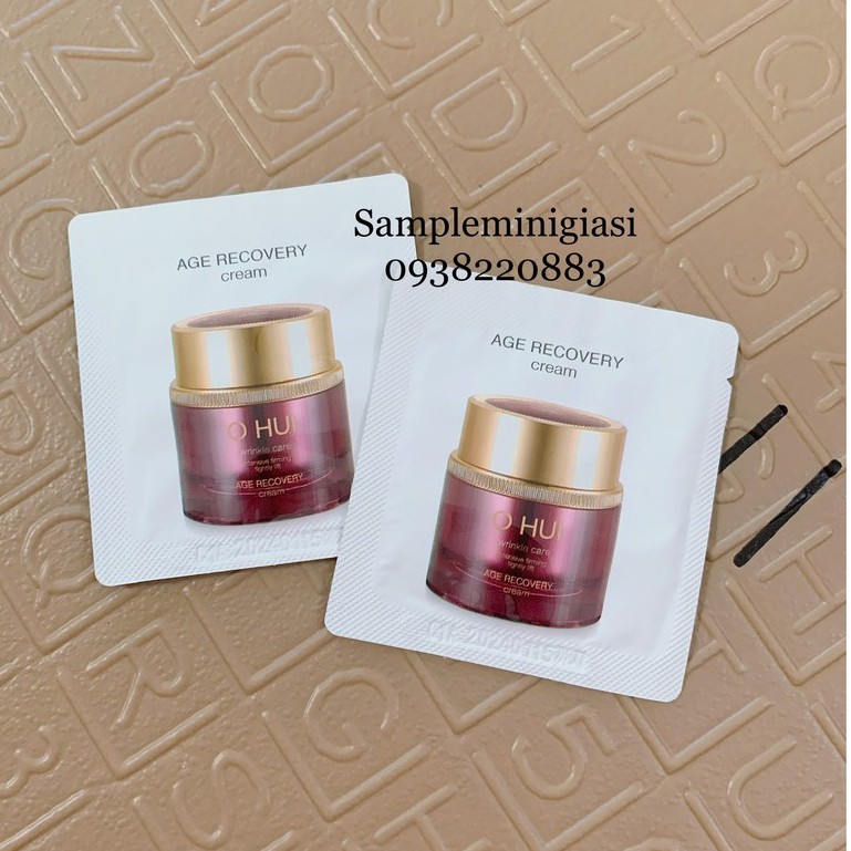 combo 10 gói kem ohui age recovery chống lão hóa mờ nếp nhăn