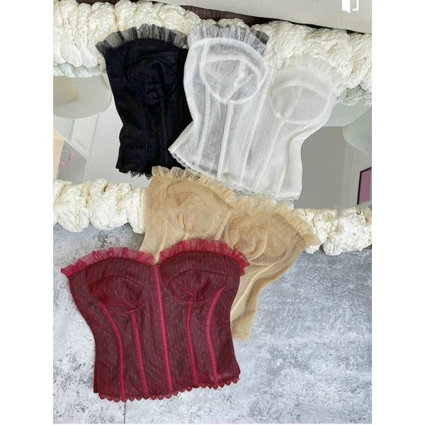 ÁO CUP REN KHOÁ LƯNG SEXY MS12667