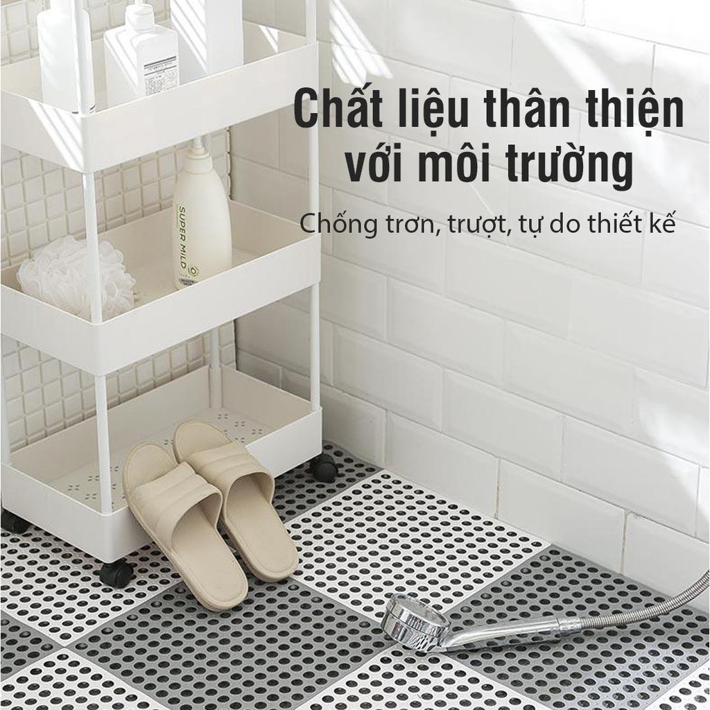 Thảm nhựa lót sàn phòng tắm phòng bếp chống trơn trượt