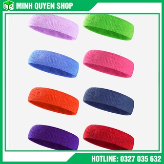 Băng Đô Thể Thao Màu Sắc Cá Tính, Trẻ Trung Thấm Hút Mồ Hôi Tốt Cho Nam Và Nữ Chuyên Dùng Khi Tập Gym, Tập Yoga, Chạy Bộ