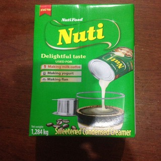 Sữa đặc có đường Nutifood hộp giấy 1,284kg