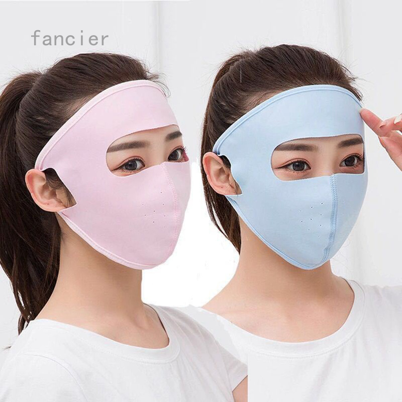 Khẩu Trang Lụa Mỏng Thoáng Khí Chống Nắng Hiệu Quả