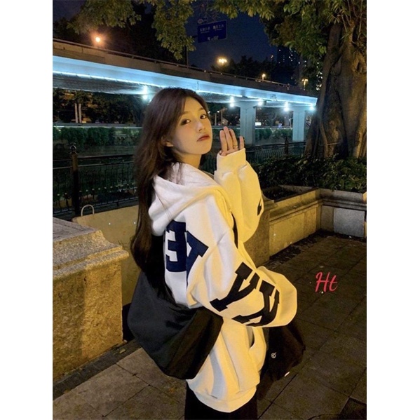 Áo khoác nỉ chữ KY chạy vai H26