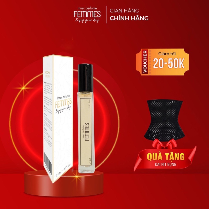 Nước hoa vùng kín Inner Perfume FEMMES 10ml mùi thơm quyến rũ sexy