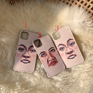 Ốp điện thoại in hình biểu cảm cho Iphone 7 plus 8 plus x xs max xr 11 pro max 12 pro max
