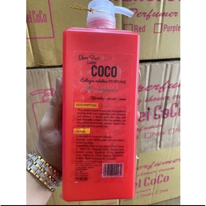 SỮA TẮM COCO 800ML , GIỮ ẨM CHĂM SÓC VÀ BẢO VỆ DA CHO LÀN DA TRẮNG SÁNG MỊN MÀNG HƠN