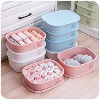 Set 3 hộp nhựa đựng đồ lót