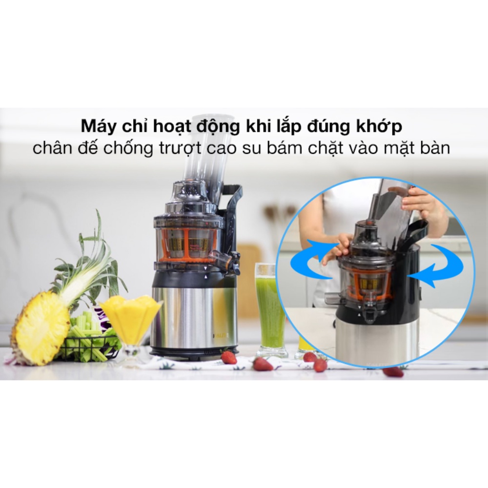 Máy ép chậm Kalite KL 565 chính hãng , Ép trái cây, rau củ đến 99% , công suất lớn 240W , thiết kế nhựa cao cấp an toàn