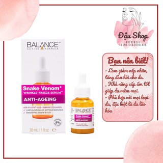 TINH CHẤT CHỐNG LÃO HÓA NỌC RẮN BALANCE FORMULA SNAKE VENOM WRINKLE FREEZE SERUM 30ML