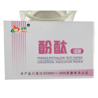 Giấy phenolphtalein - gói 80 miếng