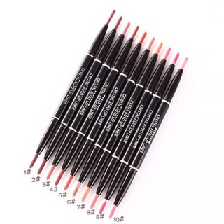 Chì vặn kẻ viền môi 2 đầu BEAUSKIN Crystal Auto Lip Liner  HQ ( đủ 6 màu hot)