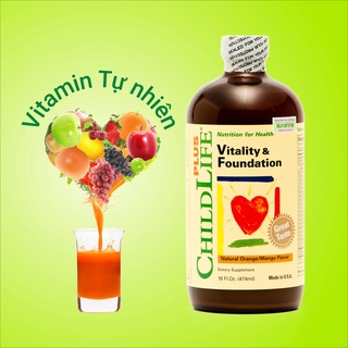 Vitality & foundation- giải pháp cho trẻ biếng ăn, hấp thu kém