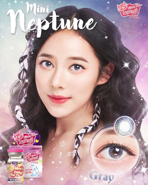 Lens Neptune Xám không độ(ảnh thật)