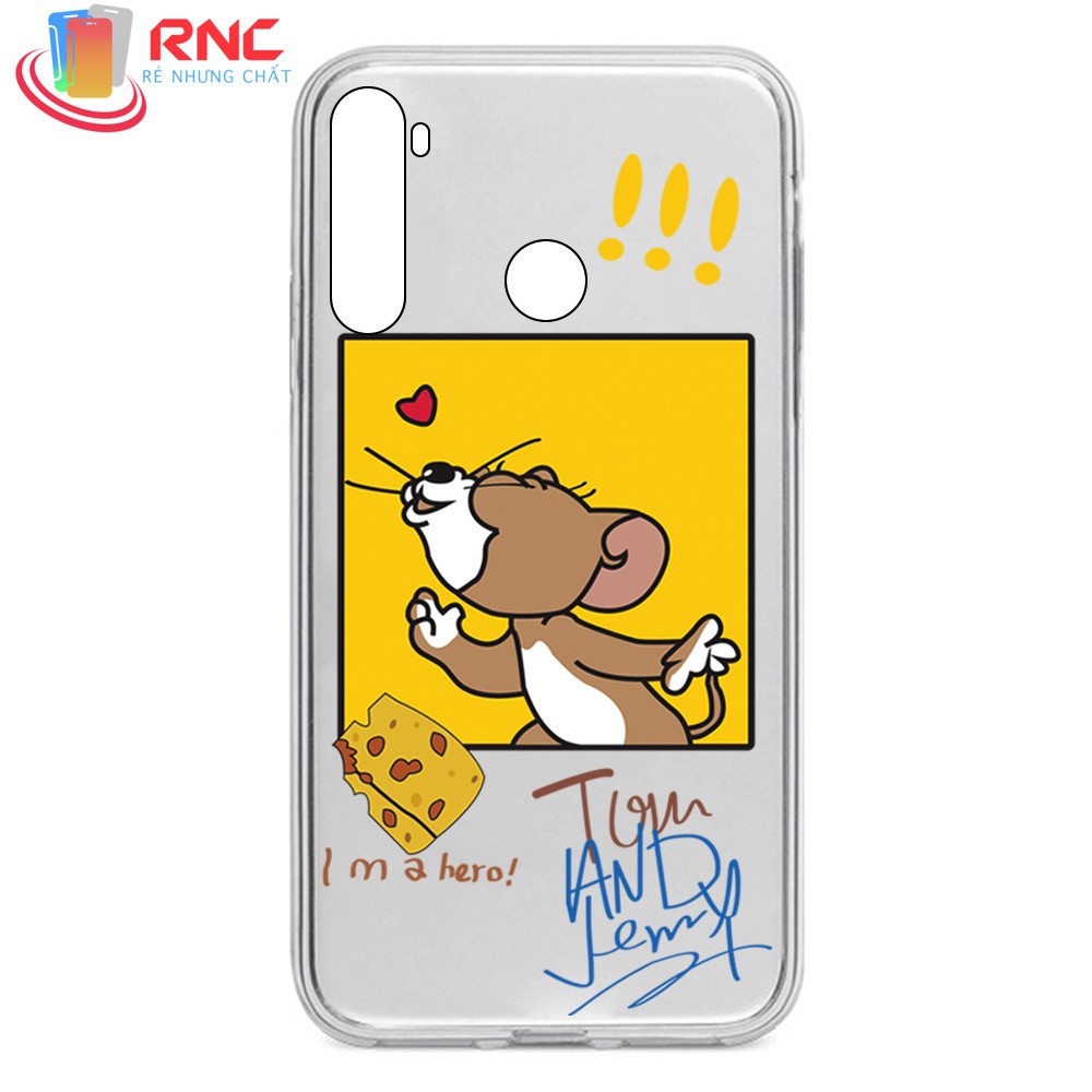 Ốp lưng Realme 5/Realme 5i/Realme 5s Tom & Jerry dẻo trong Silicone in hình
