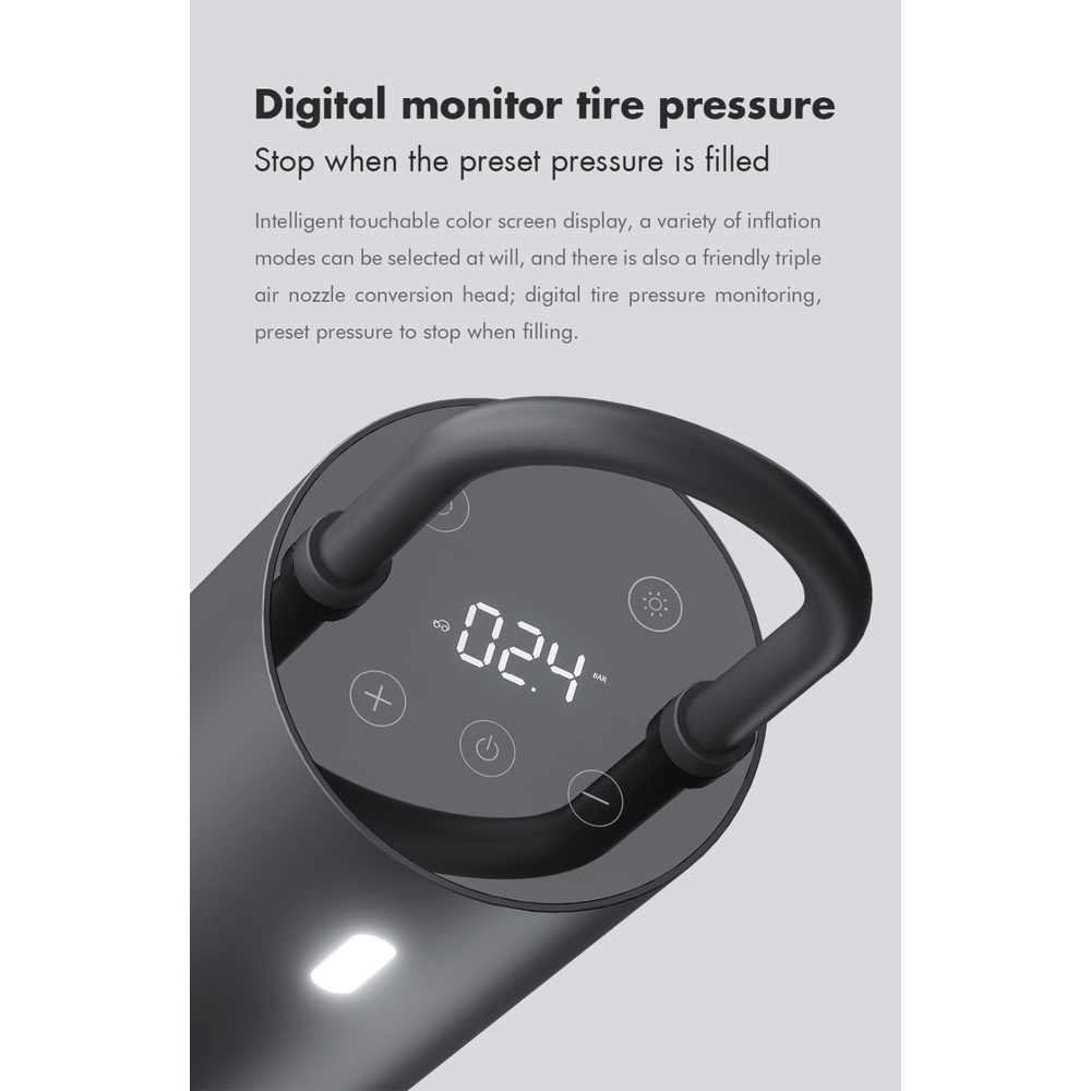 Máy Bơm Lốp Xe Thông Minh Xiaomi Roidmi Mojietu Có Sạc Nhanh Chất Lượng Cao