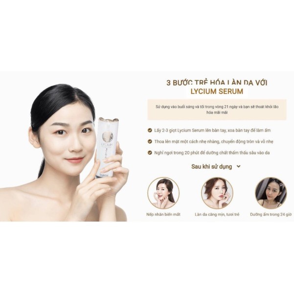 [Mẫu thử] Lycium Serum giúp da căng mịn - Huyết thanh trẻ hóa da của Nhật Bản 3gam | BigBuy360 - bigbuy360.vn