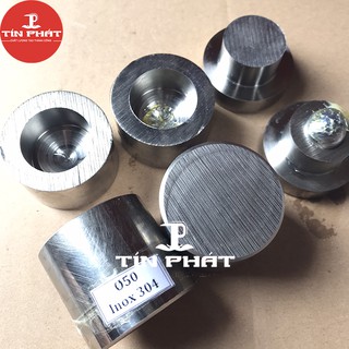 Bản lề cối xoay 360° Ø50 - Inox 304 - Bộ 4 dùng cho cửa 2 cánh