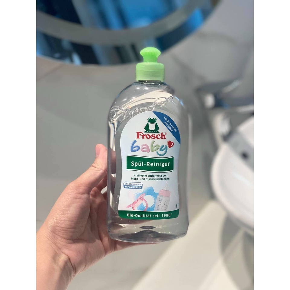 Nước rửa bình sữa và vật dụng Bio Frosch , 500ml - Hàng Đức