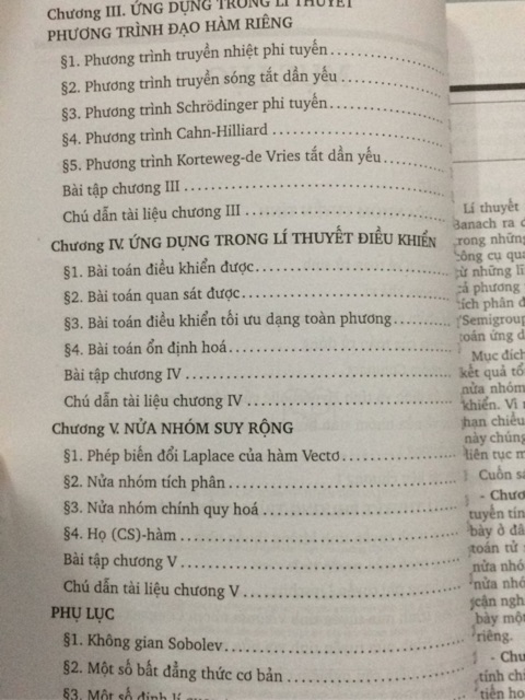 Sách - Nữa nhóm các toán tử tuyến tính và ứng dụng