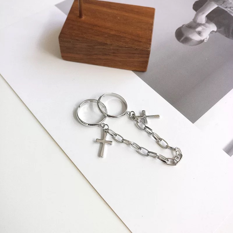 Nhẫn Đeo Tay Kim Loại Thời Trang Unisex