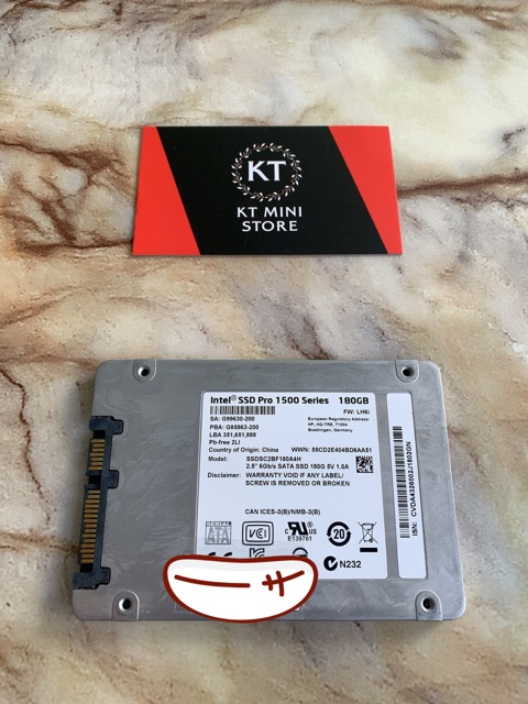 Ổ cứng SSD 180GB Intel hàng tháo máy