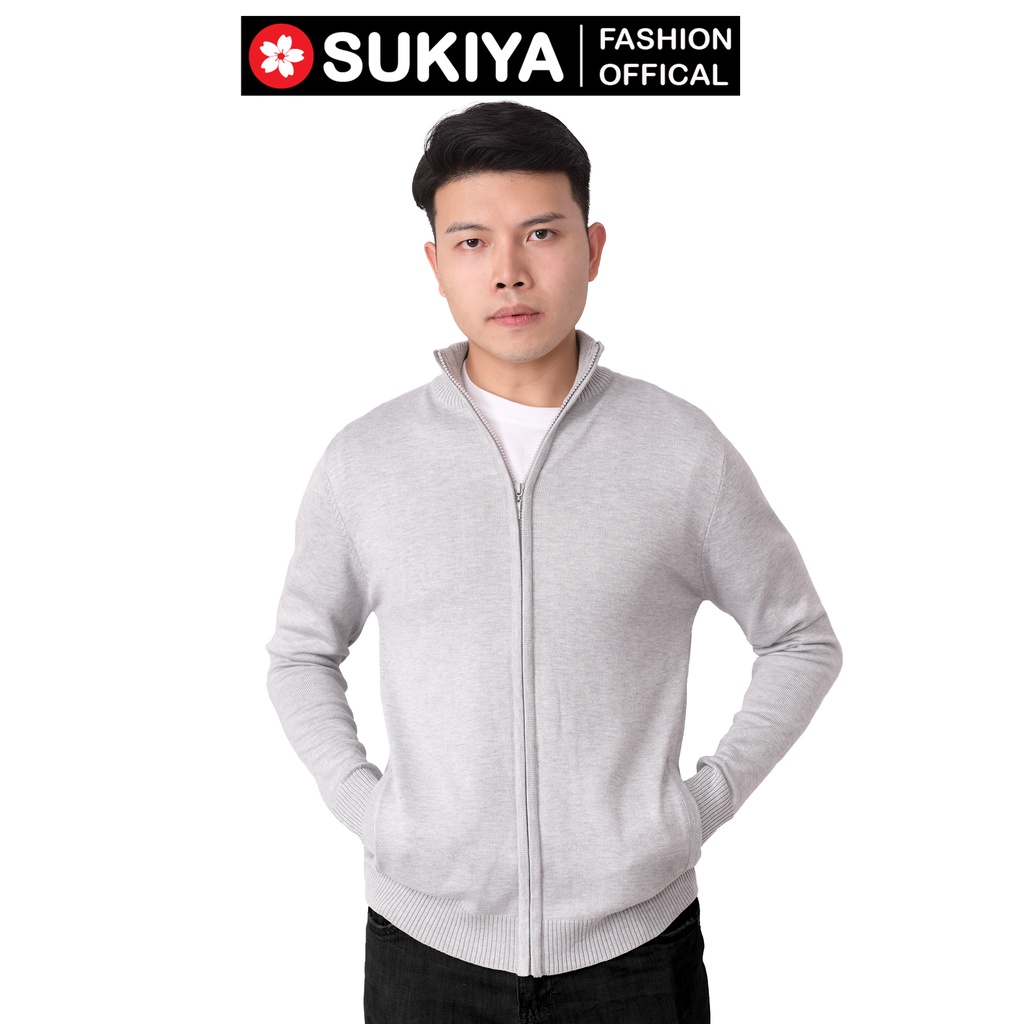 Áo khoác len cardigan SUKIYA nam chất đẹp AL04