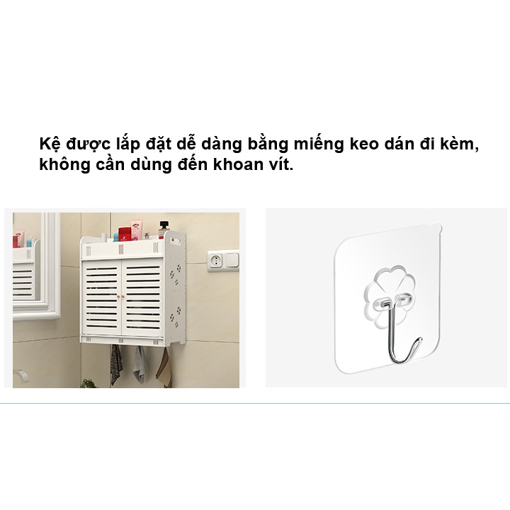 Tủ treo nhà tắm 3 tầng VL05