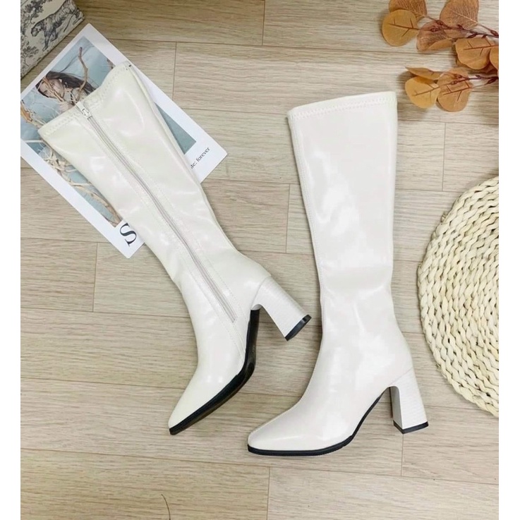 Bốt đùi da bóng cao cấp full hộp kèm ảnh thật | BigBuy360 - bigbuy360.vn