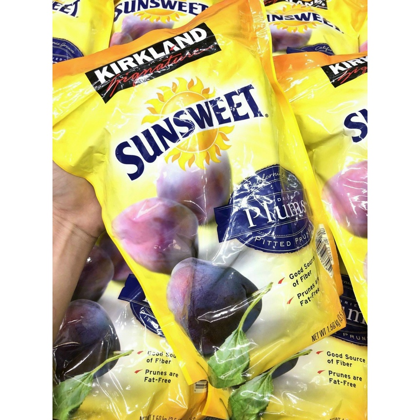 MẬN SẤY DẺO SUNSWEET KHÔNG HẠT KIRKLAND MỸ - 1.59kg