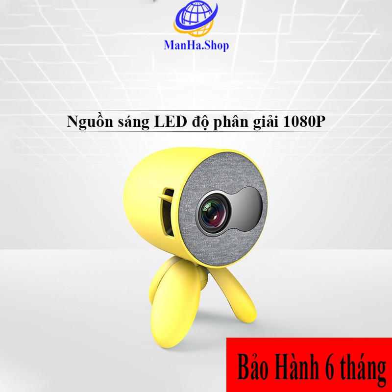 Máy chiếu mini thương hiệu LejiaDa độ phân giải 1080P, Máy phân giải hình ảnh chất lượng cao, Bảo Hành 6 tháng