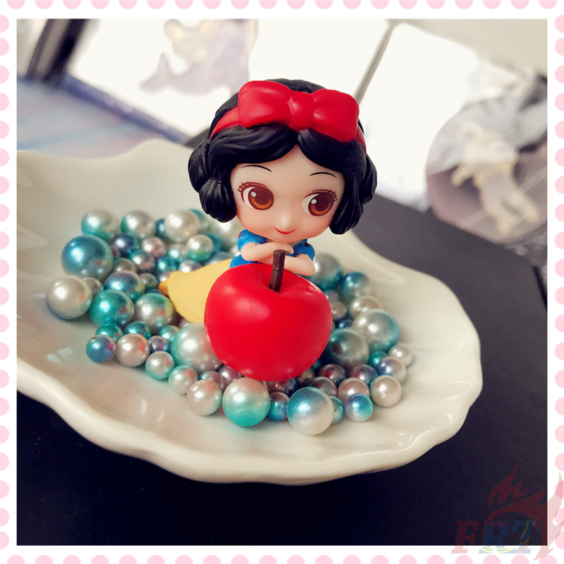 Set 3 Mô Hình Công Chúa Disney Và Ariel &amp; Alice Trang Trí Bánh