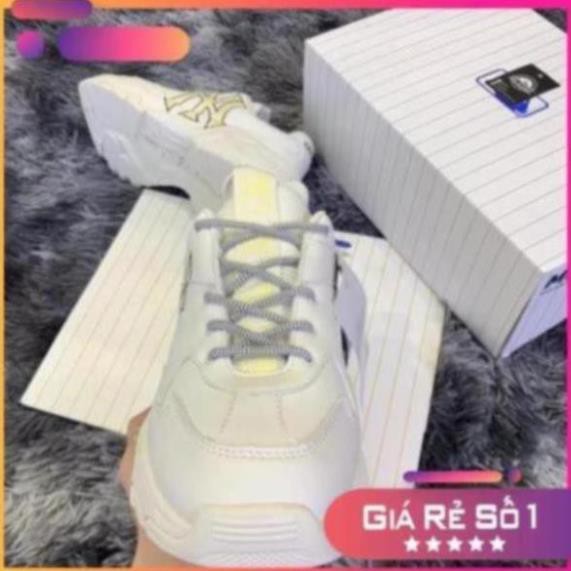 [Sale 3/3] [Full Box Bill ] Giày ML B Ny trắng chữ vàng đế cao chuẩn 1 1 bản trung Sale 11