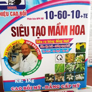 Phân bón lá nova hoa kỳ 10-60-10 100gr