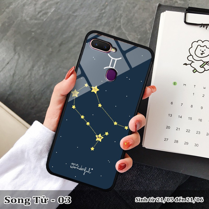 Ốp kính OPPO A12 in cung hoàng đạo | BigBuy360 - bigbuy360.vn