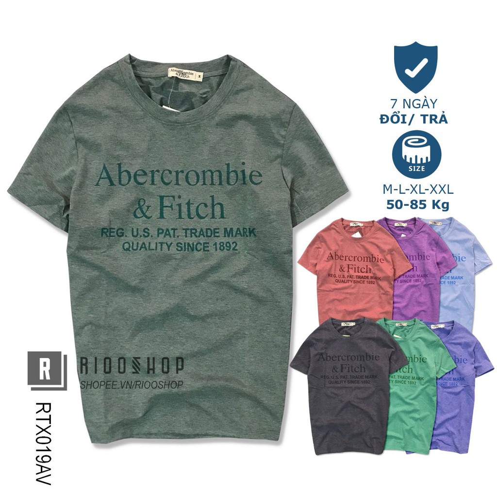 [Mã FASHIONT4MA giảm 10K đơn 50K] Áo thun nam ngắn tay cotton in chữ cực đẹp RTX019av | Áo phông nam form rộng Riooshop