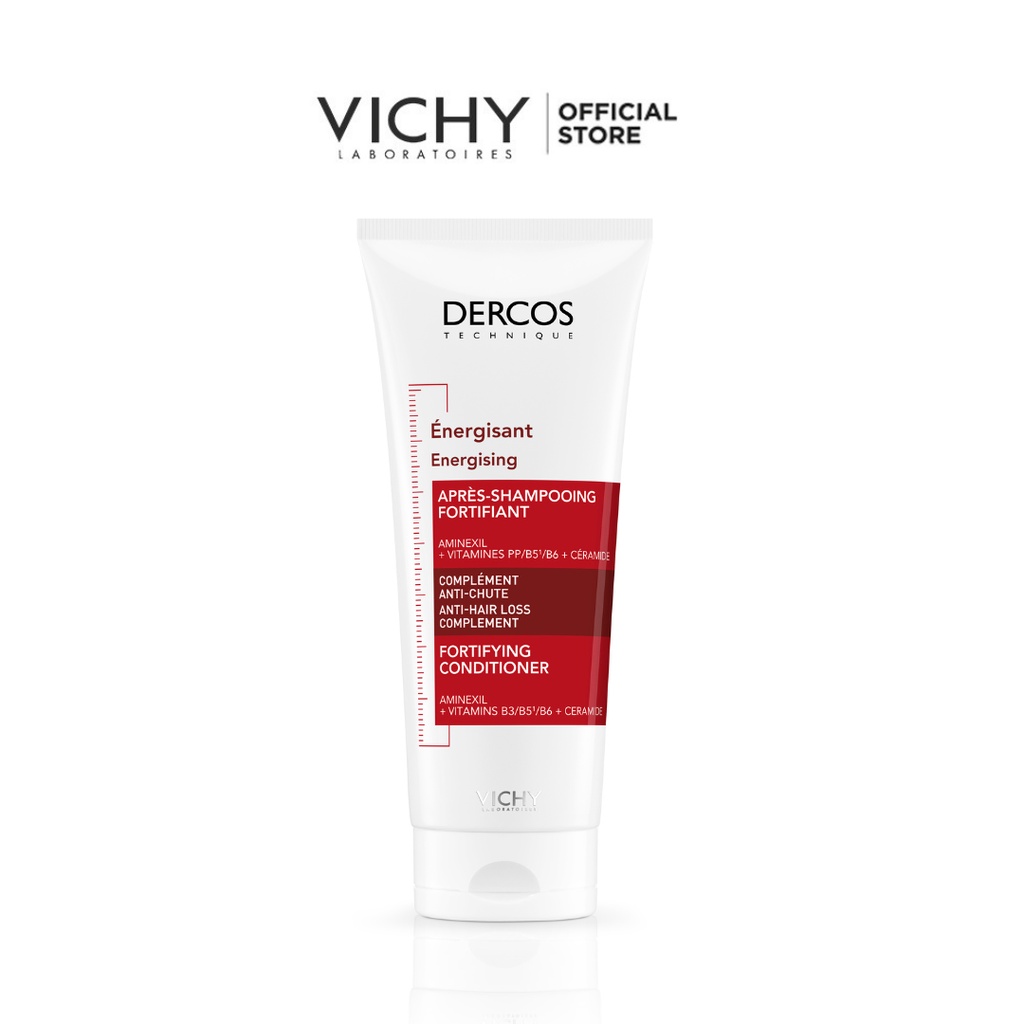 Dầu xả tăng cường dưỡng tóc chắc khoẻ, giảm gãy rụng Vichy Dercos Énergisant 200ml