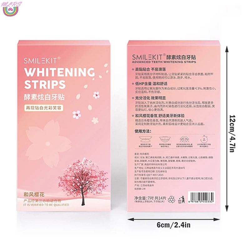Set 14 Miếng Giấy Làm Trắng Răng Cho Nha Khoa