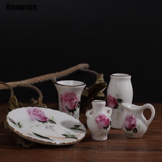 Chậu hoa sứ mini xinh xắn dùng trong trang trí